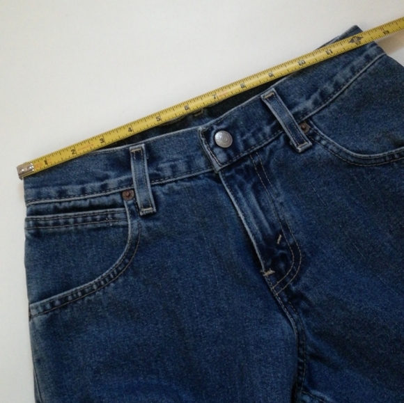 Levi's Dry Goods Two Horse Cropped  Jeans Size 8 - Picture 14 of 16